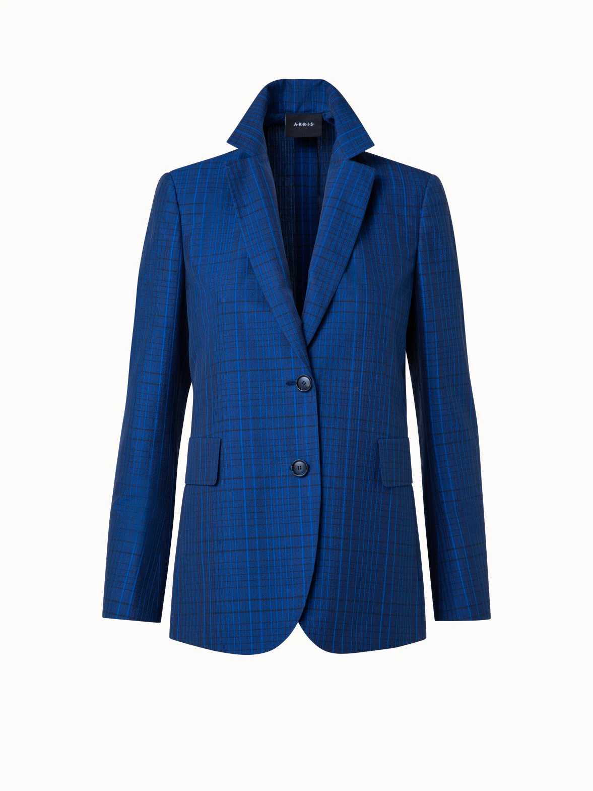 AKRIS Long Cotton Silk Seersucker Jacket 3 AKRIS Long Cotton Silk Seersucker Jacket