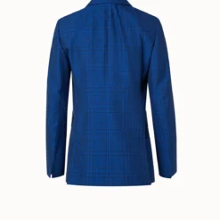 AKRIS Long Cotton Silk Seersucker Jacket 10 AKRIS Long Cotton Silk Seersucker Jacket -Deals Vog Shift Store 741571