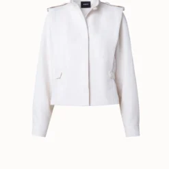 AKRIS Cotton Linen Blend Jacket 16 AKRIS Cotton Linen Blend Jacket -Deals Vog Shift Store 741705