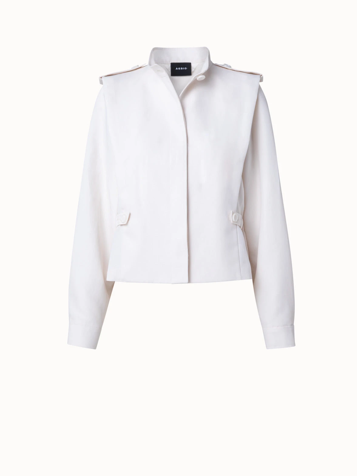 AKRIS Cotton Linen Blend Jacket 8 AKRIS Cotton Linen Blend Jacket - Image 6