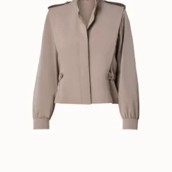 AKRIS Wool Gabardine Jacket -Deals Vog Shift Store 741706