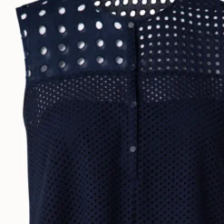 Cotton Eyelet Embroidery Patchwork Blouse -Deals Vog Shift Store 741888