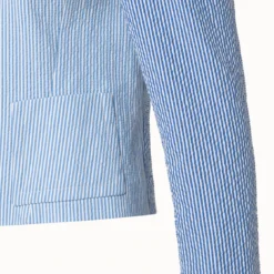 Cotton Stretch Seersucker Jacket 10 Cotton Stretch Seersucker Jacket -Deals Vog Shift Store 742625