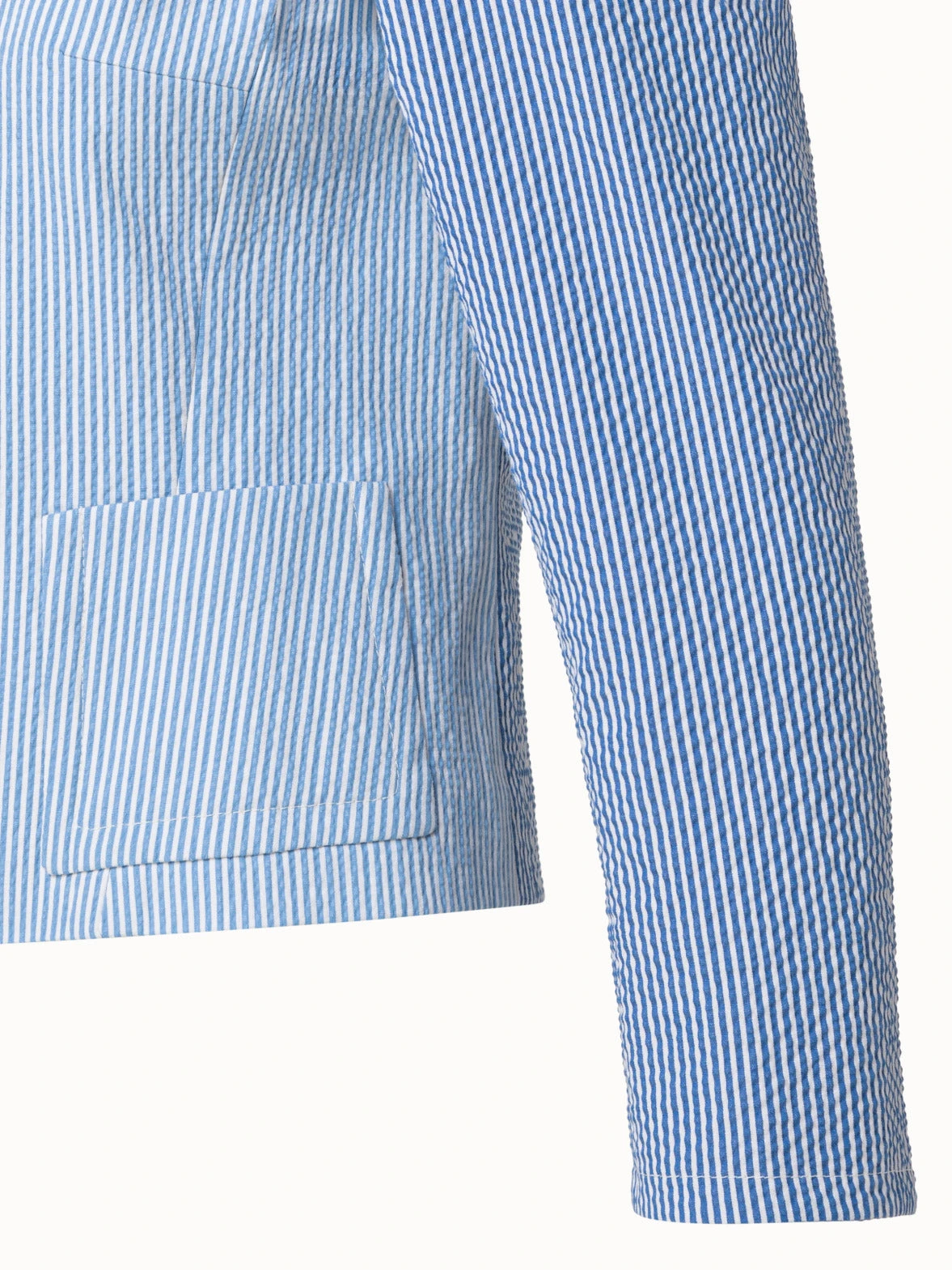 Cotton Stretch Seersucker Jacket 6 Cotton Stretch Seersucker Jacket - Image 4