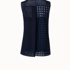 Cotton Eyelet Embroidery Patchwork Blouse -Deals Vog Shift Store 742673