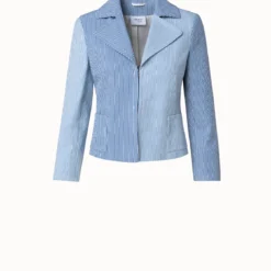 Cotton Stretch Seersucker Jacket