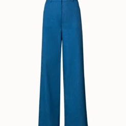 Cooper Washed Denim Wide Leg Pants