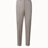 Freda Cotton Stretch Satin Cropped Tapered Pants -Deals Vog Shift Store 742932