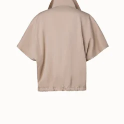 Reversible Lyocell Gabardine Jacket With Metallic Shine -Deals Vog Shift Store 743181