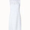 Dot Cut-Out Embroidery Dress