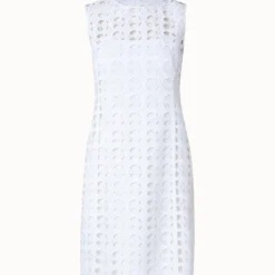 Dot Cut-Out Embroidery Dress