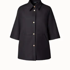 AKRIS Lambskin Leather Jacket -Deals Vog Shift Store 757518