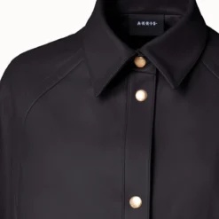 AKRIS Lambskin Leather Jacket -Deals Vog Shift Store 757519