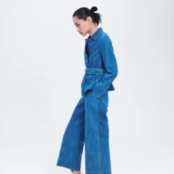 Chiara Wide Leg Denim Pants -Deals Vog Shift Store 757656