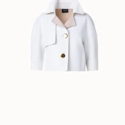 AKRIS Cotton Double-Face Cropped Jacket -Deals Vog Shift Store 758286