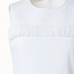 Stretch Denim Top With Fringe 8 Stretch Denim Top With Fringe -Deals Vog Shift Store 767653