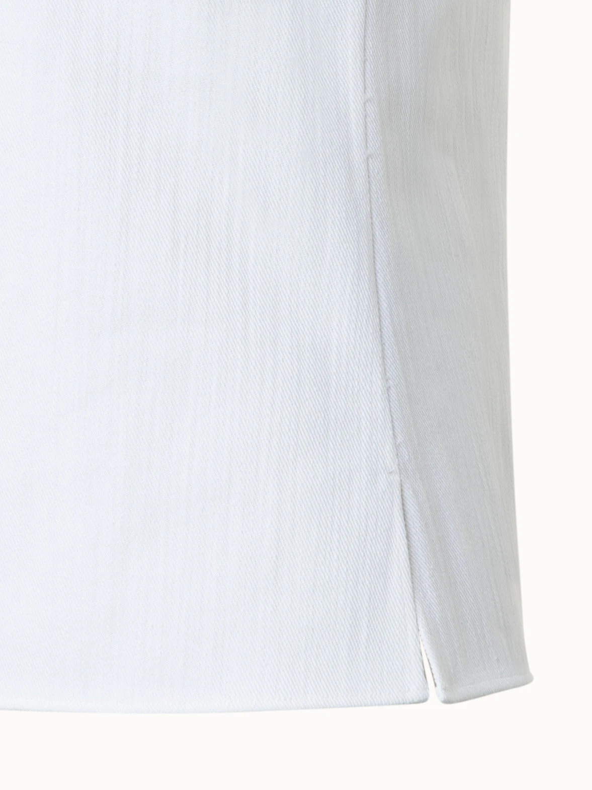 Stretch Denim Top With Fringe 5 Stretch Denim Top With Fringe - Image 4