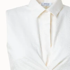 Cotton Seersucker Blouse -Deals Vog Shift Store 767671