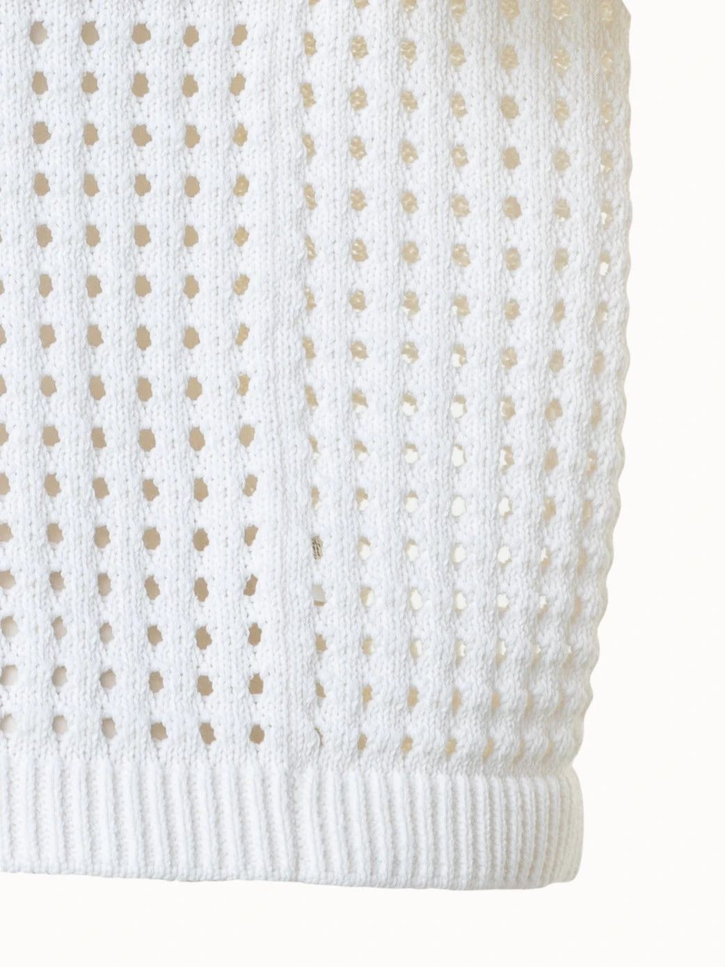 Chunky Cotton Dot Mesh Polo Shirt 7 Chunky Cotton Dot Mesh Polo Shirt - Image 5