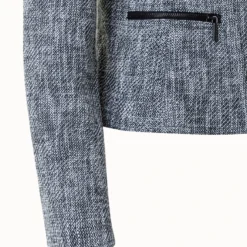 Cotton Stretch Tweed Jacket 14 Cotton Stretch Tweed Jacket -Deals Vog Shift Store 768395