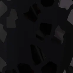 Lasercut Crêpe Tunic Dress With XL Kaleidoscope Sequins -Deals Vog Shift Store 768518