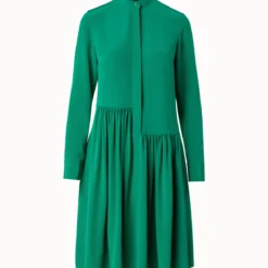 Silk Crêpe De Chine Shirt Dress -Deals Vog Shift Store 769088
