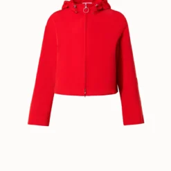 Cotton Stretch Gabardine Cropped Jacket