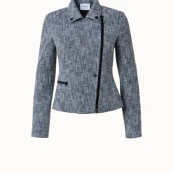 Cotton Stretch Tweed Jacket 11 Cotton Stretch Tweed Jacket -Deals Vog Shift Store 769373