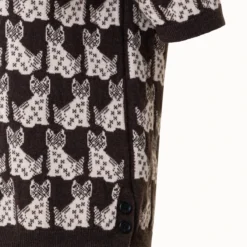 AKRIS Cashmere Cotton Emma Jacquard Knit Pullover -Deals Vog Shift Store 770987