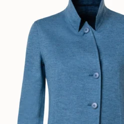 AKRIS Cashmere Jersey Long Jacket -Deals Vog Shift Store 771151