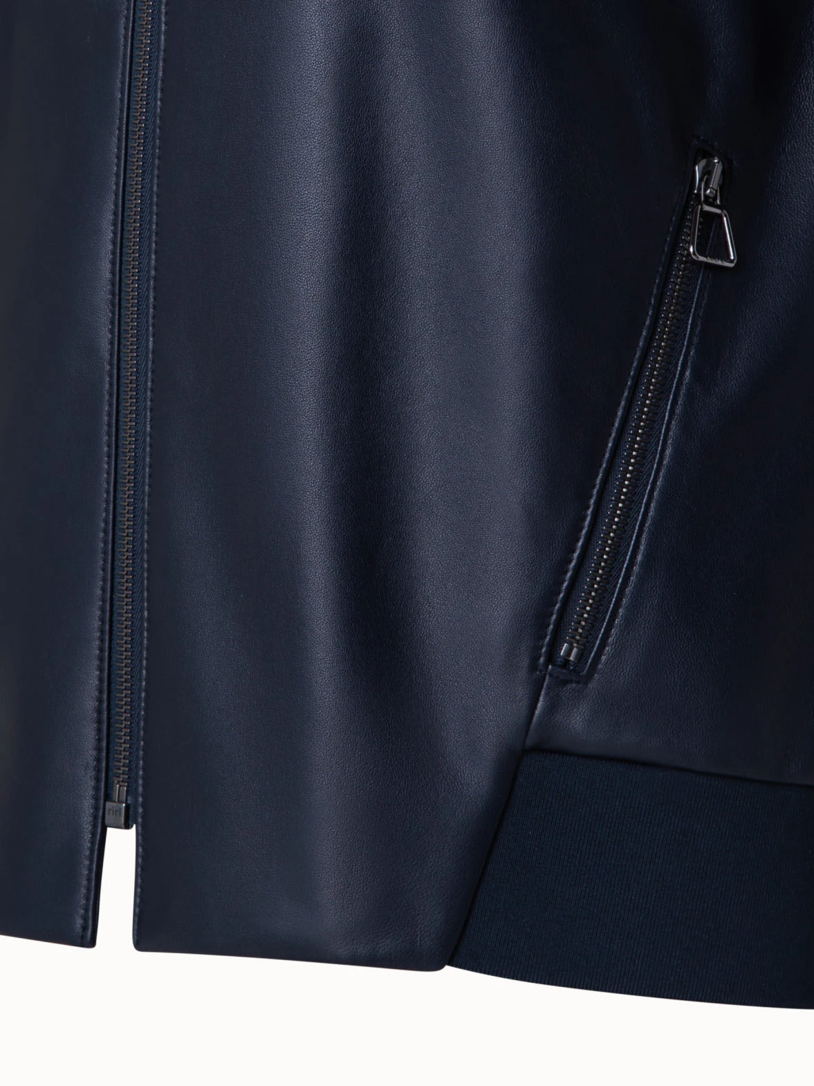 AKRIS Lambskin Leather Bomber Jacket 7 AKRIS Lambskin Leather Bomber Jacket - Image 5