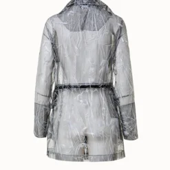 AKRIS Techno Tulle Parka With Croquis Embroidery 10 AKRIS Techno Tulle Parka With Croquis Embroidery -Deals Vog Shift Store 772056