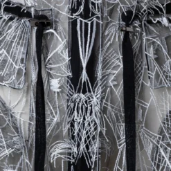 AKRIS Techno Tulle Parka With Croquis Embroidery 15 AKRIS Techno Tulle Parka With Croquis Embroidery -Deals Vog Shift Store 772060