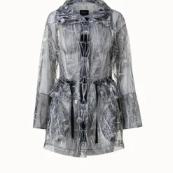 AKRIS Techno Tulle Parka With Croquis Embroidery 11 AKRIS Techno Tulle Parka With Croquis Embroidery -Deals Vog Shift Store 772061