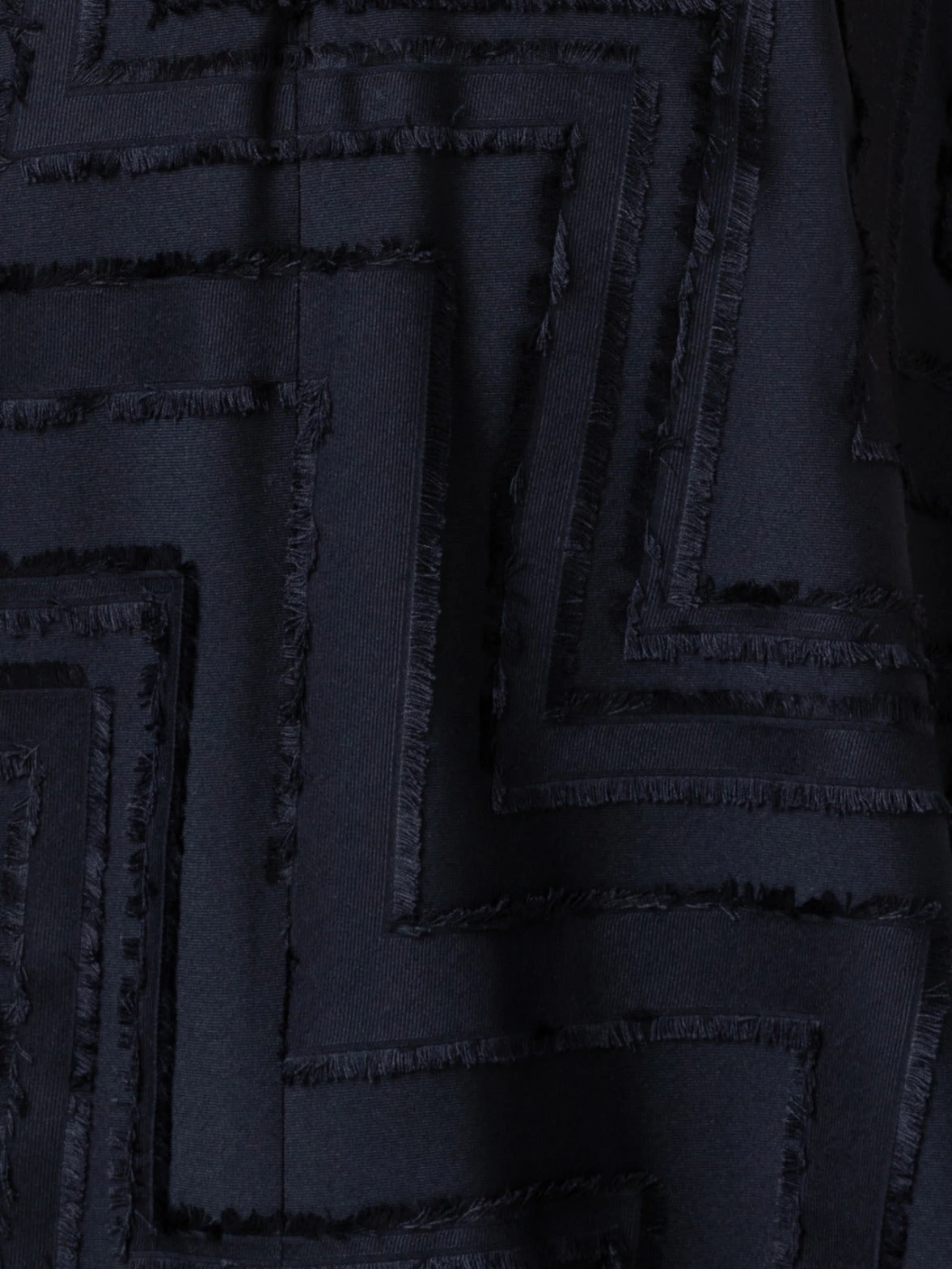 Fringed Zigzag Cotton Blend Jacquard Dress 8 Fringed Zigzag Cotton Blend Jacquard Dress - Image 6