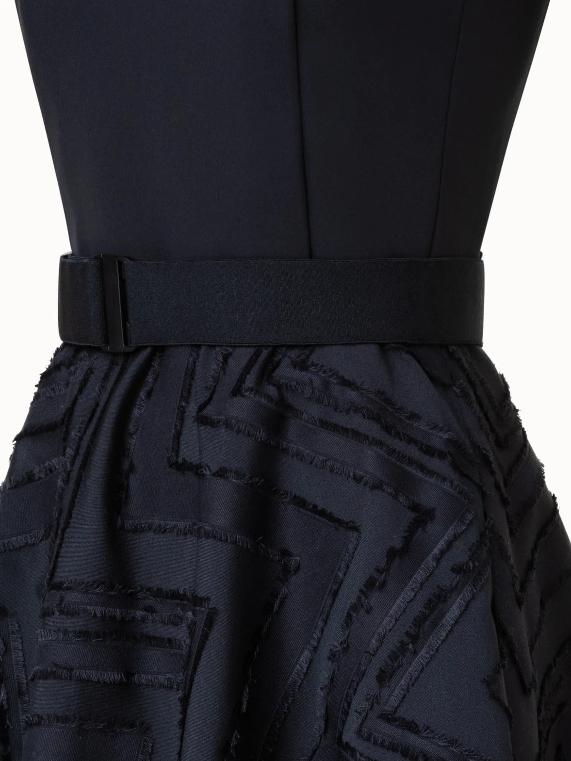 Fringed Zigzag Cotton Blend Jacquard Dress 7 Fringed Zigzag Cotton Blend Jacquard Dress - Image 5