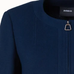 AKRIS Wool Crêpe Double-Face Short Jacket -Deals Vog Shift Store 773451