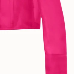 AKRIS Silk Organza Double-Breasted Short Jacket -Deals Vog Shift Store 807167