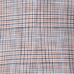 Checked Viscose Stretch Blend Faux Double-Breast Jacket -Deals Vog Shift Store 808079