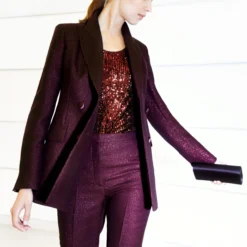 AKRIS Double Breasted Jacket In Wool Lurex -Deals Vog Shift Store Akris RE22 Editorial A50 4x5 34ddb184 b903 4d4b be22 c63de57bed7b