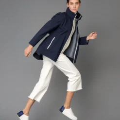 Minata Cropped Denim With Fringes 12 Minata Cropped Denim With Fringes -Deals Vog Shift Store Denim Hose weiss mit weitem Bein Damen 1