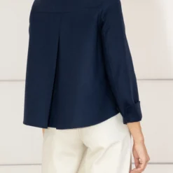 AKRIS Cropped Cashmere Double Face Jacket -Deals Vog Shift Store RE20 21 carryovers A12 detail